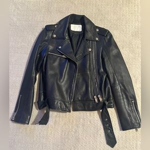 Zara Moto authentic leather jacket